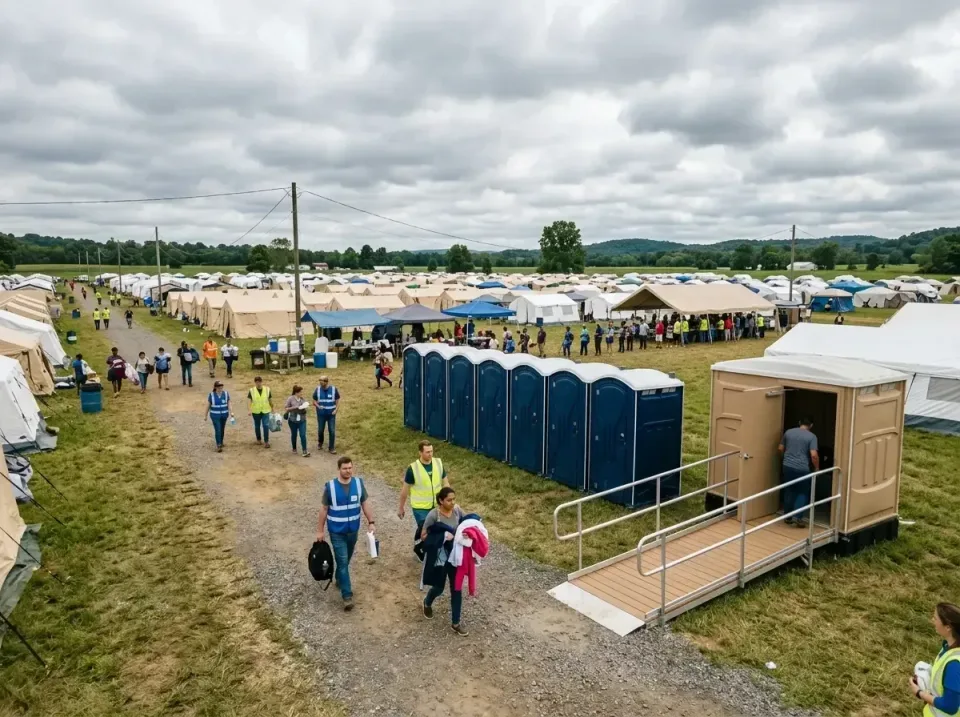 disaster-relief-camp-restrooms-010 — frequently asked questions, Dumpster & Portable Bathrooms Rental in Poynette, WI